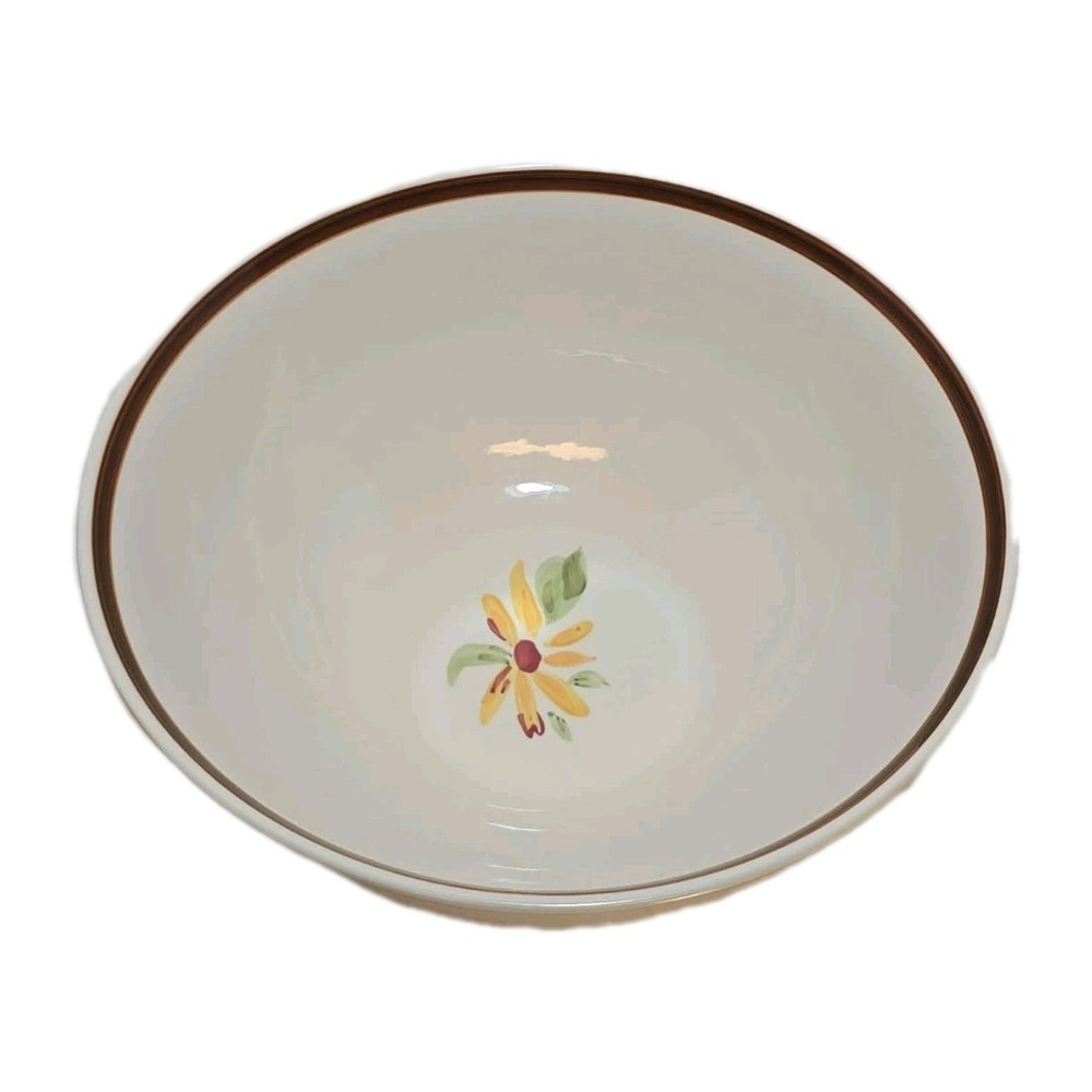 🌻 April Cornell Floral Ceramic Bowl 10" Cottagecore Farmhouse Serving EUC 🌻 - Picture 2 of 6